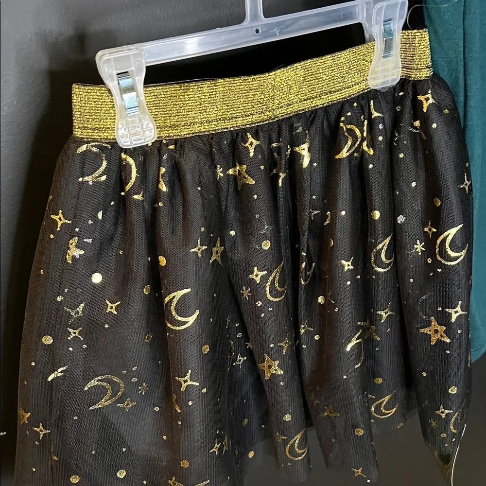 NWT Girls Wicked Movie Elphaba 2-Piece Tutu Set - Universal Studios